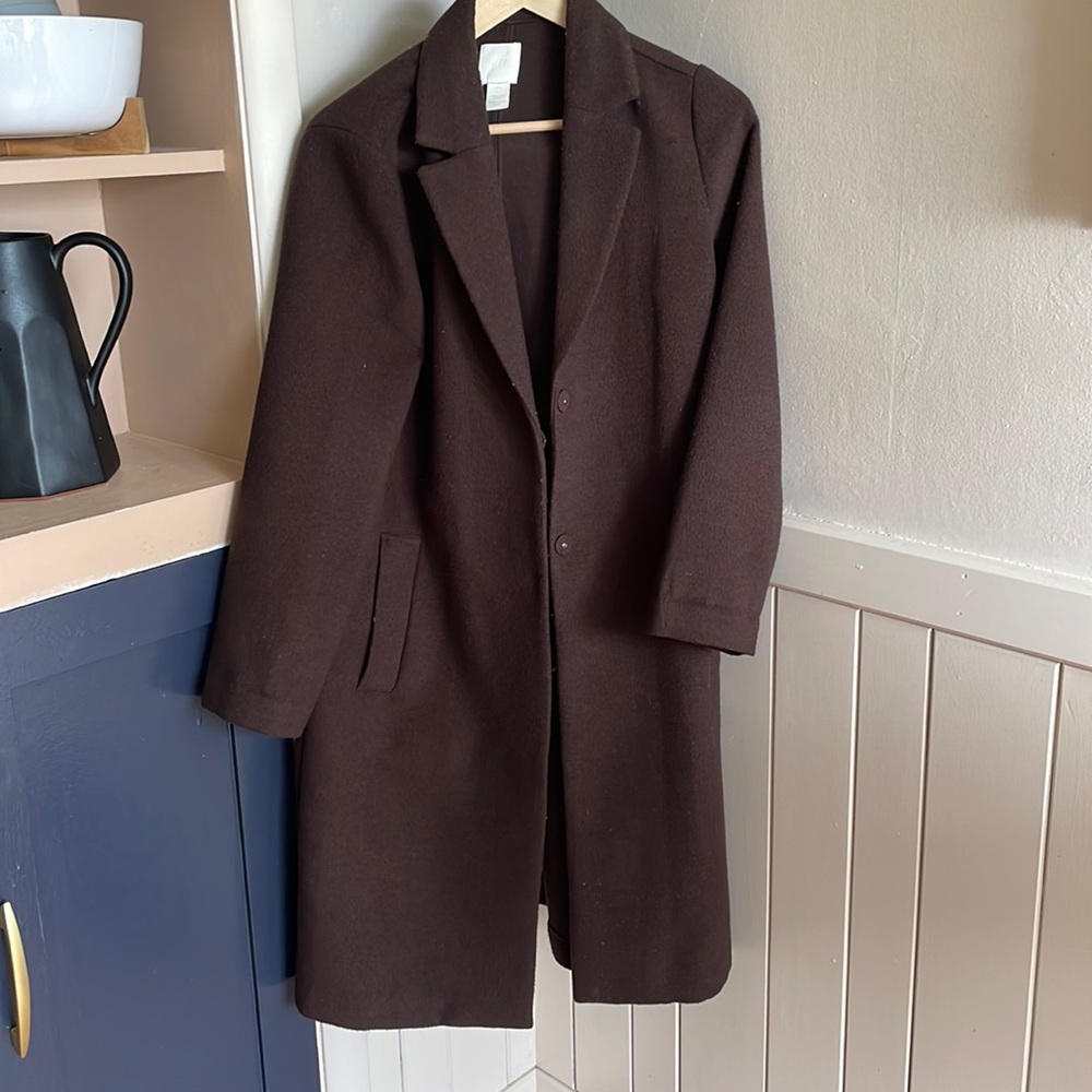 H&M Oversized Single Breasted Coat